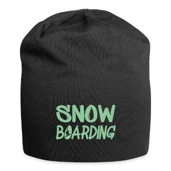 snowboarding boarden - Jersey-Beanie - Schwarz - Vorne