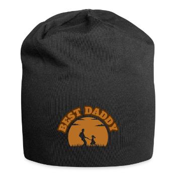 Best Daddy Brown - Jersey Beanie - black - Front