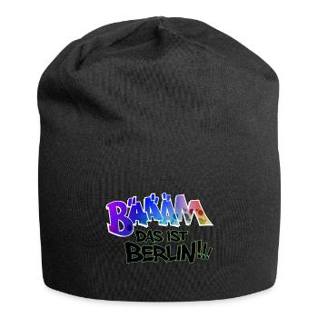 Bäääm Deine Mitmenschen aus Berlin- Das ist Berlin - Jersey-Beanie - Schwarz - Vorne