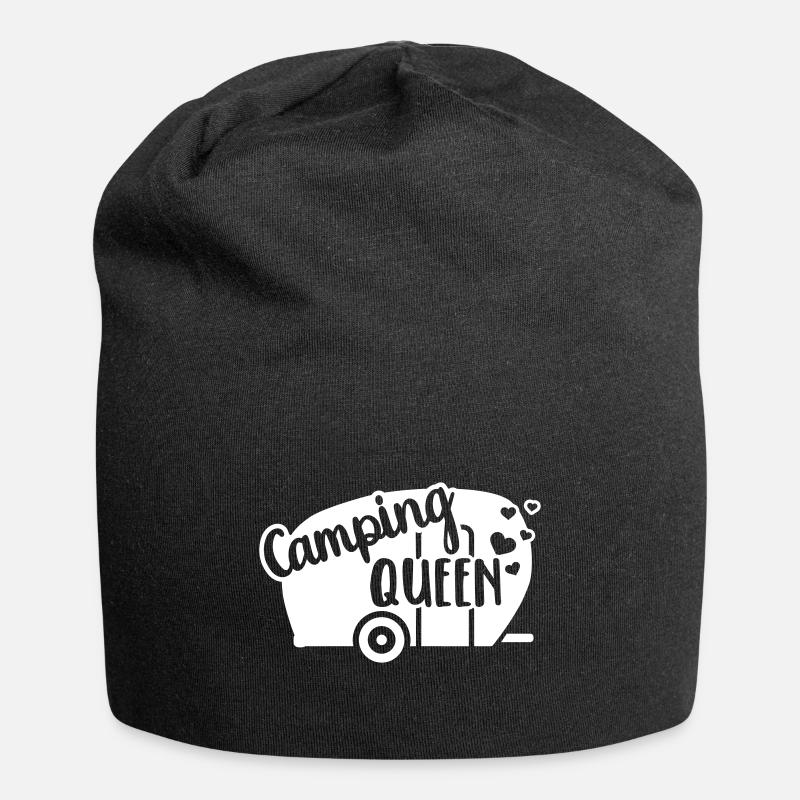 Wohnwagen - Jersey-Beanie - Schwarz