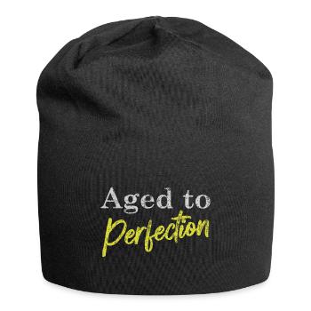 Aged To Perfection - Vintage - Jersey Beanie - black - Front
