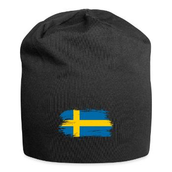 Drapeau suédois - Bonnet en jersey - noir - Devant