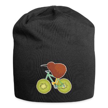 kiwi - Jersey Beanie - black - Front