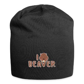 Biber - Jersey-Beanie - Schwarz - Vorne