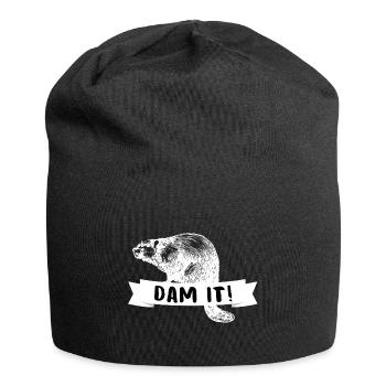 Biber - Jersey-Beanie - Schwarz - Vorne