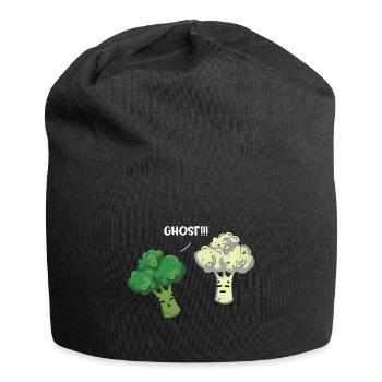 Brokkoli Blumenkohl - Jersey-Beanie - Schwarz - Vorne