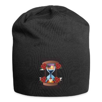 hourglass - Jersey Beanie - black - Front