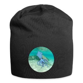 calamari unter wasser - Jersey-Beanie - Schwarz - Vorne