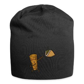 Doner kebab in the bread - Jersey Beanie - black - Front