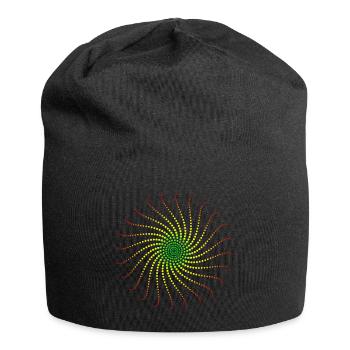 Reggae music energy vortex rastafari jah jamaica - Bonnet en jersey - noir - Devant