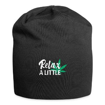 Herbe Fumer Relax - Bonnet en jersey - noir - Devant