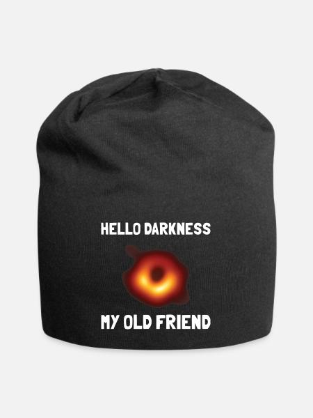 Schwarzes Loch Universum Dunkelheit - Jersey-Beanie - Schwarz
