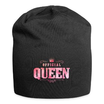Queen crown - Jersey Beanie - black - Front