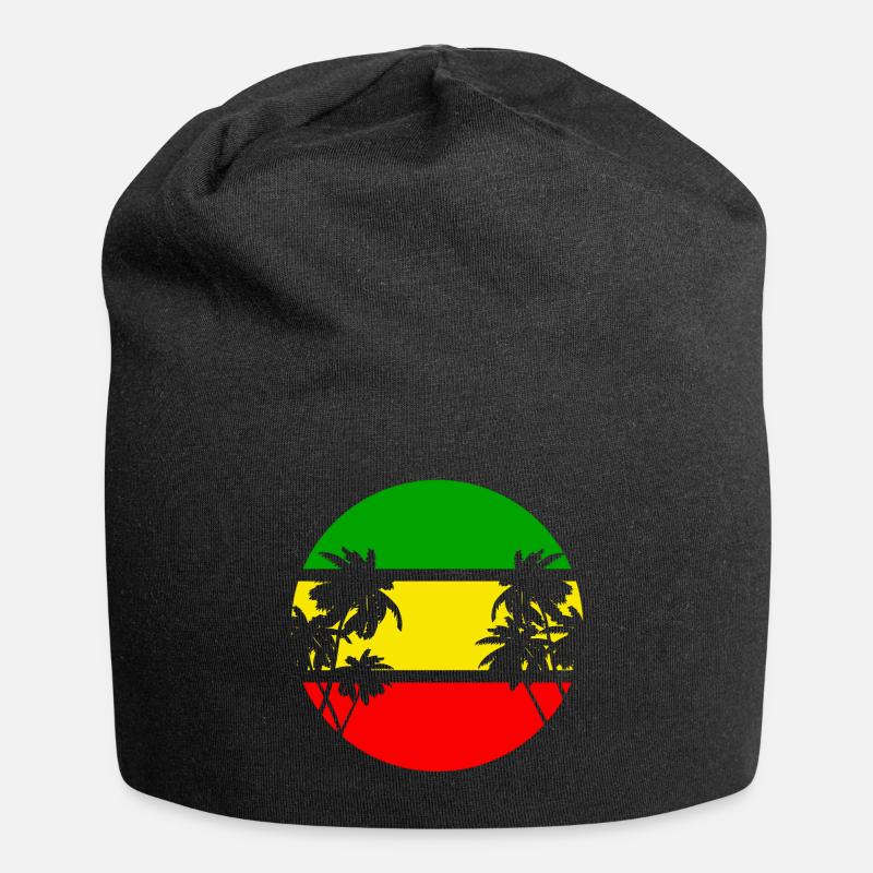 reggae - Bonnet en jersey - noir