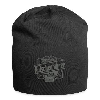 Kutschenfahrer Kutsche Pferd Pferdekutsche Idee - Jersey-Beanie - Schwarz - Vorne