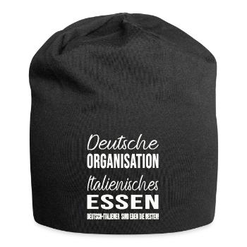 Funny German-Italian Italian gift - Jersey Beanie - black - Front