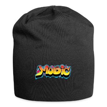 MUSIC - Jersey-Beanie - Schwarz - Vorne