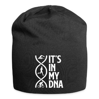 Triathlon it es in my dna - Jersey-Beanie - Schwarz - Vorne