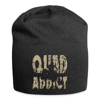Quad Addict - Quad Bike Gift T-Shirt - Jersey Beanie - black - Front