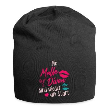 Die Malle Diven sind wieder am Start Mallorca 2021 - Jersey-Beanie - Schwarz - Vorne