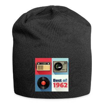 Le meilleur de 1962 Vinyl Radio Oldschool Turntable - Bonnet en jersey - noir - Devant
