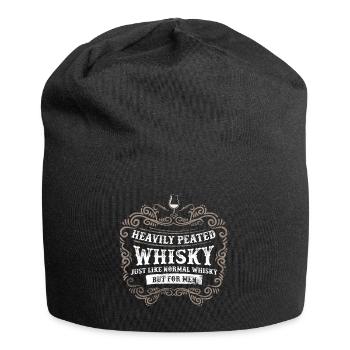 Lustiger Whiskey Whisky Trinker Vintage Spruch - Jersey-Beanie - Schwarz - Vorne