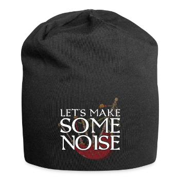 Citation de professeur de cornemuse et joueurs de cornemuse - Bonnet en jersey - noir - Devant
