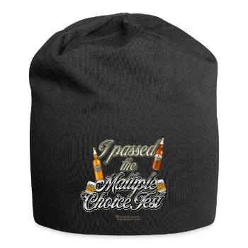 Malt Whisky T Shirt Spruch Maltiple Choice - Bonnet en jersey - noir - Devant