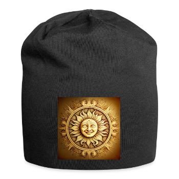 SOLEIL CENTRAL HAPPY - Jersey-Beanie - Schwarz - Vorne
