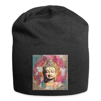 BOUDDHA MÉDITATION ZEN - Bonnet en jersey - noir - Devant
