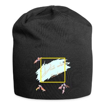 Drink outside the box - Jersey-Beanie - Schwarz - Vorne