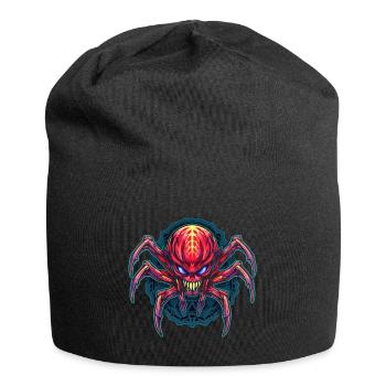 Colorful Abstract Spider Design Arachnids - Jersey Beanie - black - Front