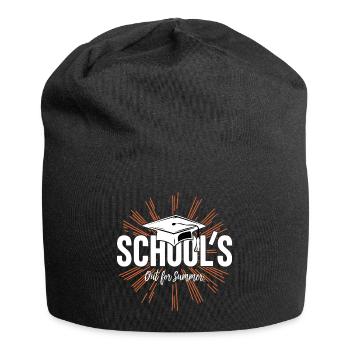 Schulabschluss Schulende School`s Out For Summer - Jersey Beanie - black - Front