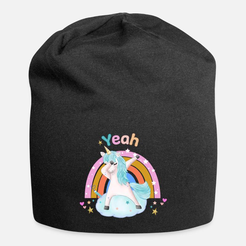 Unicorn - Jersey Beanie - black