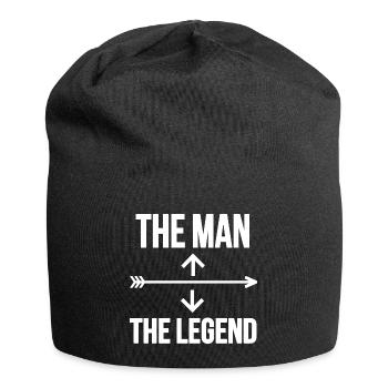 L’homme La légende Mallesprüche - Bonnet en jersey - noir - Devant