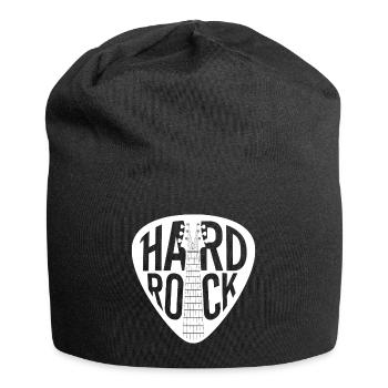 Hard Rock Guitar Pick - Jersey Beanie - black - Front