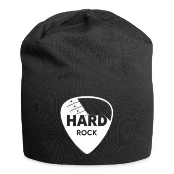 Hard Rock Guitar Pick - Jersey Beanie - black - Front