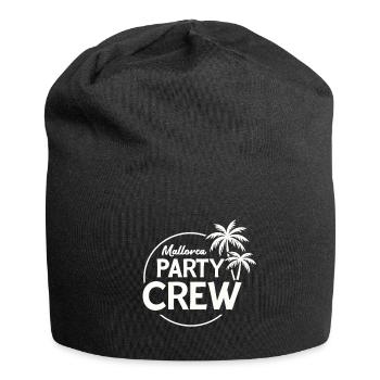 Mallorca Party Crew Sommer, Sonne & Partyfeeling - Jersey-Beanie - Schwarz - Vorne