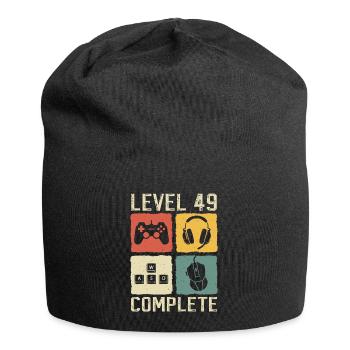 Niveau 49 Complet Gamer 49e anniversaire - Bonnet en jersey - noir - Devant