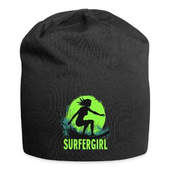Surfer Girl Surfer Surfing Surfing Surfer - Jersey Beanie - black - Front