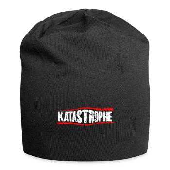 Katastrophe lustiger Spruch T-Shirt - Jersey-Beanie - Schwarz - Vorne