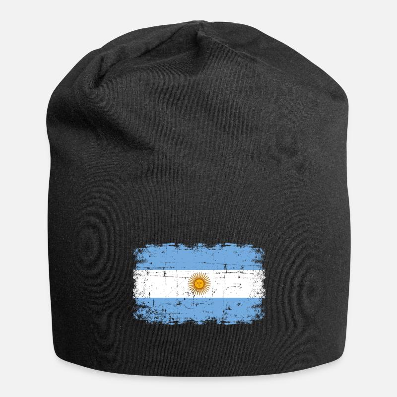 Argentine - Bonnet en jersey - noir