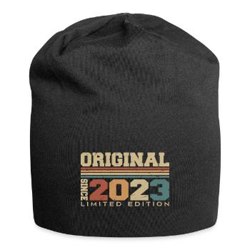 Original 2023 Retro Geschenk zum 1. Jahrestag 2023 - Jersey-Beanie - Schwarz - Vorne