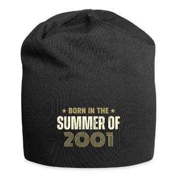 Jahrgang 2001 Jahrgang 2001 Geburtstagsgeschenk - Jersey-Beanie - Schwarz - Vorne