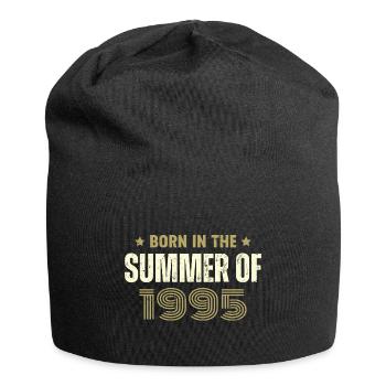 Jahrgang 1995 Jahrgang 1995 Geburtstagsgeschenk - Jersey-Beanie - Schwarz - Vorne