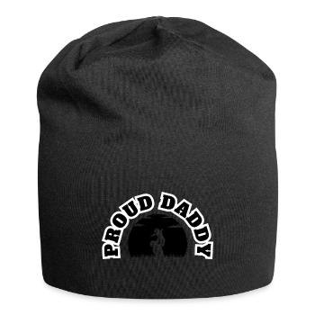 Proud Daddy Kid Black - Jersey-Beanie - Schwarz - Vorne