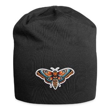 Papillon de nuit Néo Traditionnel - Bonnet en jersey - noir - Devant