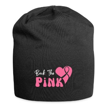Back the Pink Breast Cancer Awareness - Jersey Beanie - black - Front