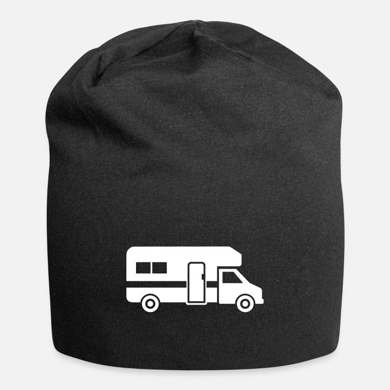 Wohnmobil - Jersey-Beanie - Schwarz