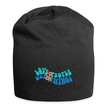 LOVE PEOPLE USE THINGS - Jersey-Beanie - Schwarz - Vorne